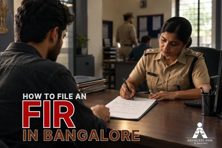 How to File an FIR in Bangalore